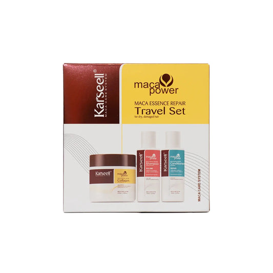 Karseell Maca Essence Repair Travel Set for Dry & Damaged Hair
