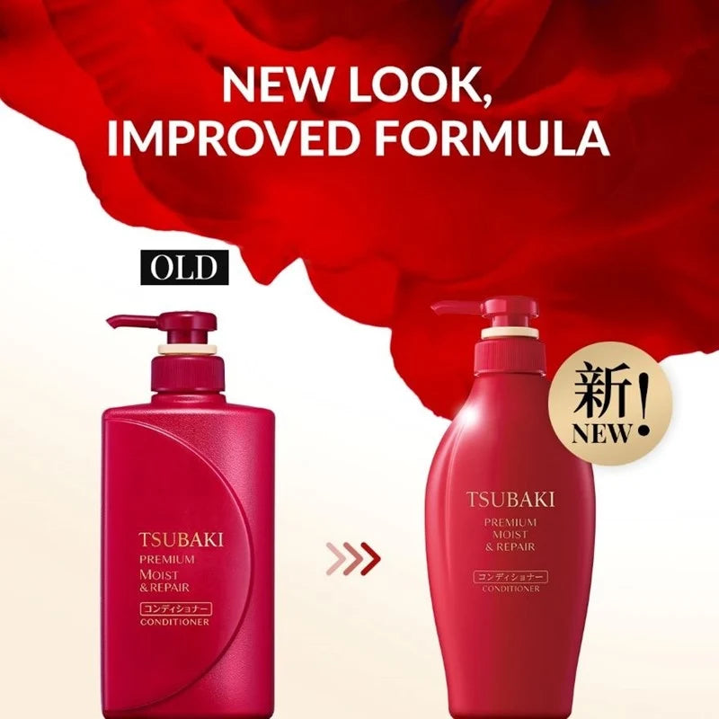 Tsubaki Premium Moist & Repair Conditioner 450ml | Japanese Conditioner for Dry & Damaged Hair