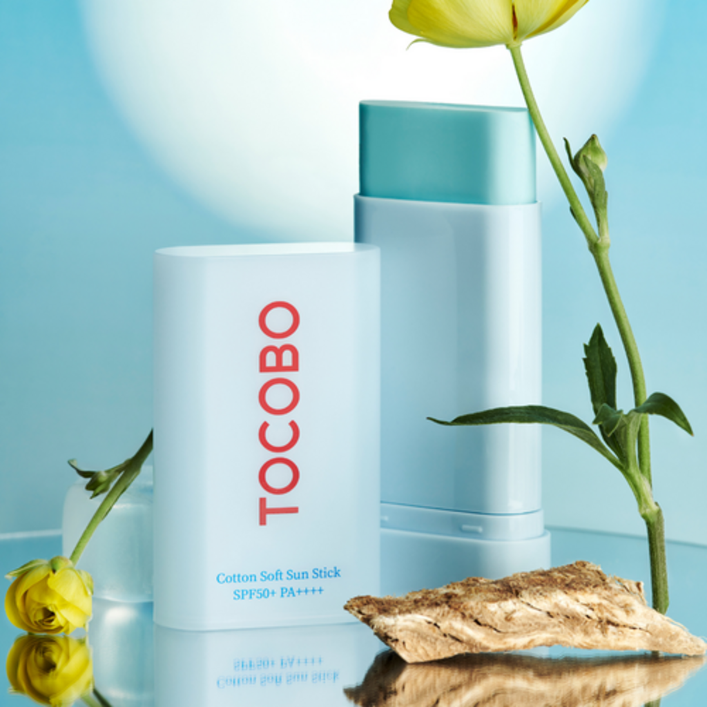 Tocobo Cotton Airy Sun Stick SPF 50+ PA++++ 19g | Matte Finish Sunscreen Stick