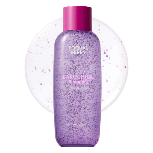 EQQUALBERRY Deep Cera Bakuchiol Plumping Capsule Toner 150ml | Hydrating & Firming Toner