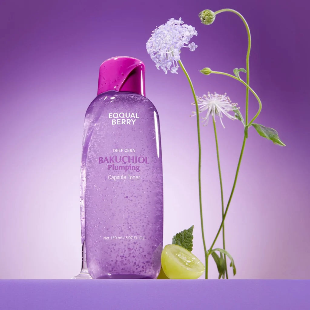 EQQUALBERRY Deep Cera Bakuchiol Plumping Capsule Toner 150ml | Hydrating & Firming Toner