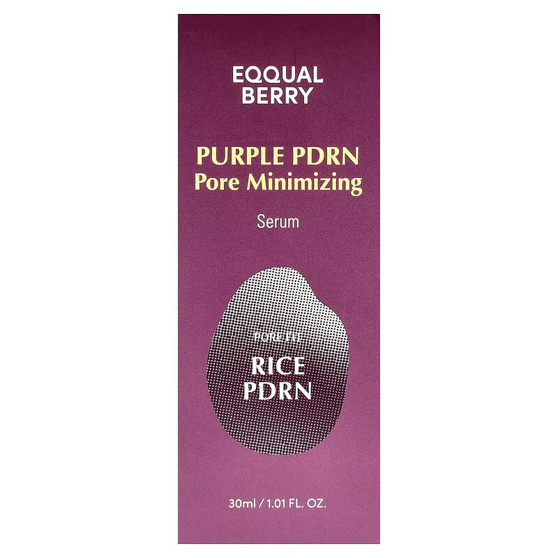 EQQUALBERRY Purple PDRN Pore Minimizing Serum 30ml | Pore Care & Hydrating Serum