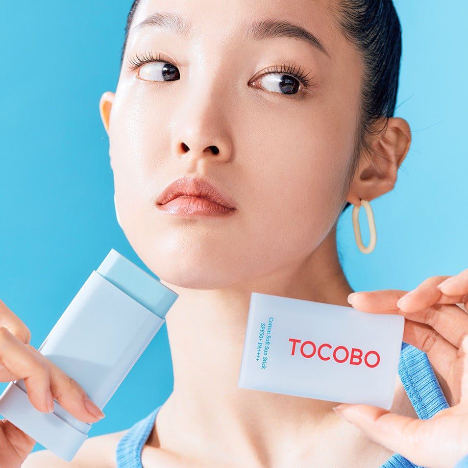 Tocobo Cotton Airy Sun Stick SPF 50+ PA++++ 19g | Matte Finish Sunscreen Stick