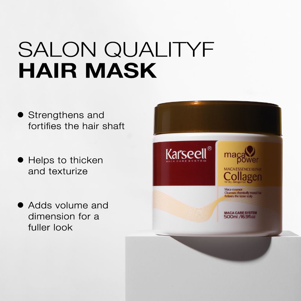 Karseell Hair Mask Maca Care System Collagen Moisture Repair 500ml
