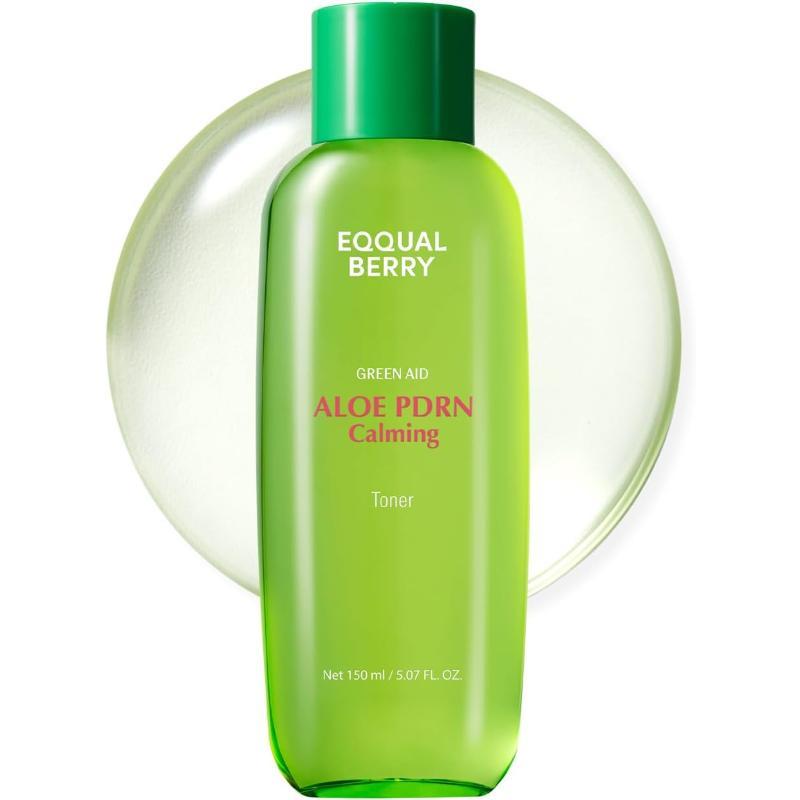 EQQUALBERRY Green Aid Aloe PDRN Calming Toner 150ml | Hydrating & Soothing Facial Toner