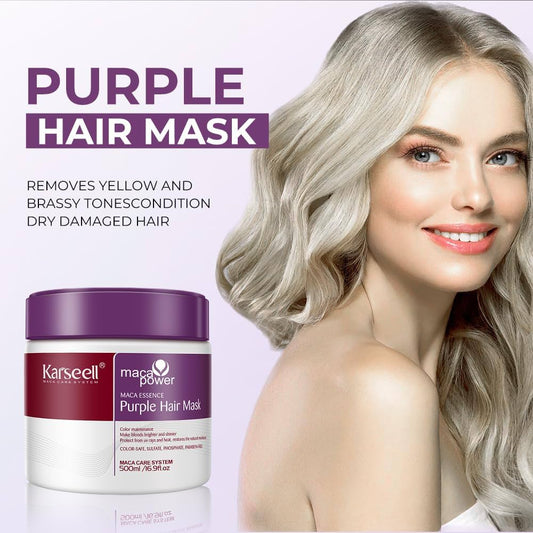 Karseell Maca Power Color Depositing Purple Hair Mask 500ml