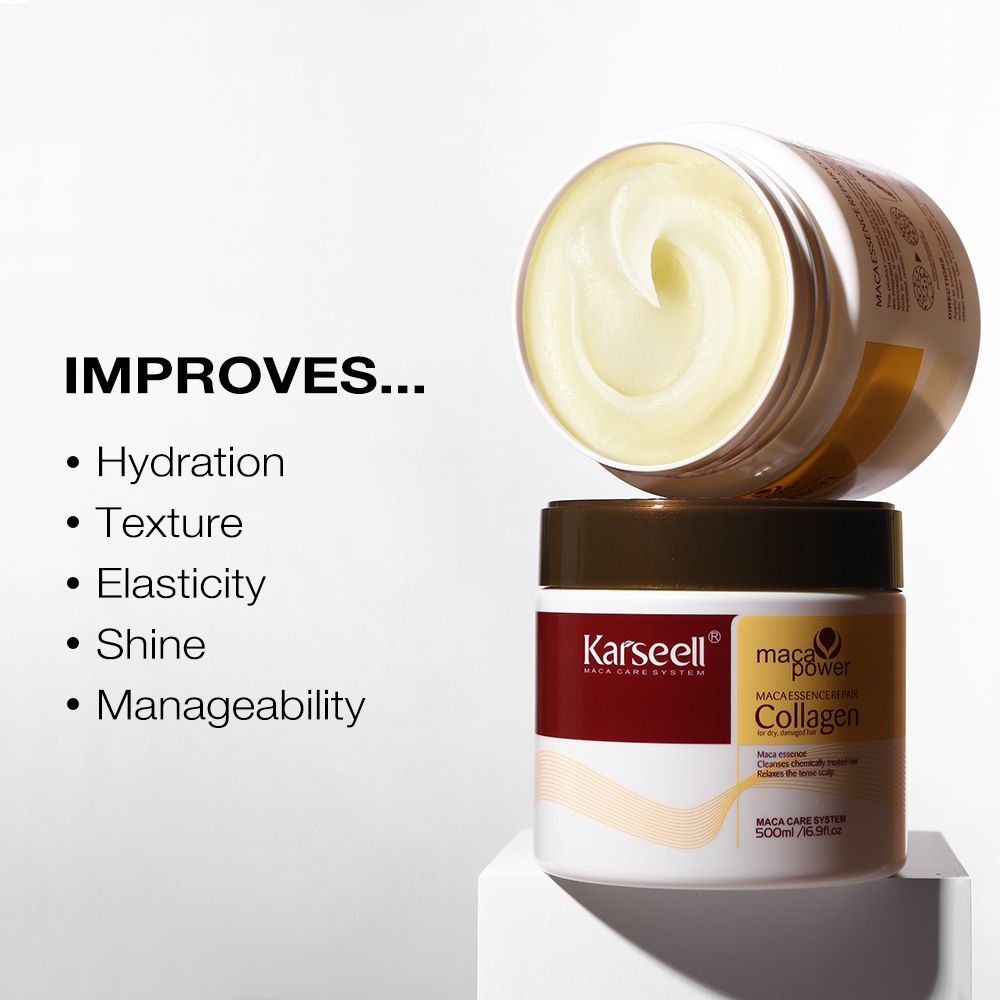 Karseell Hair Mask Maca Care System Collagen Moisture Repair 500ml