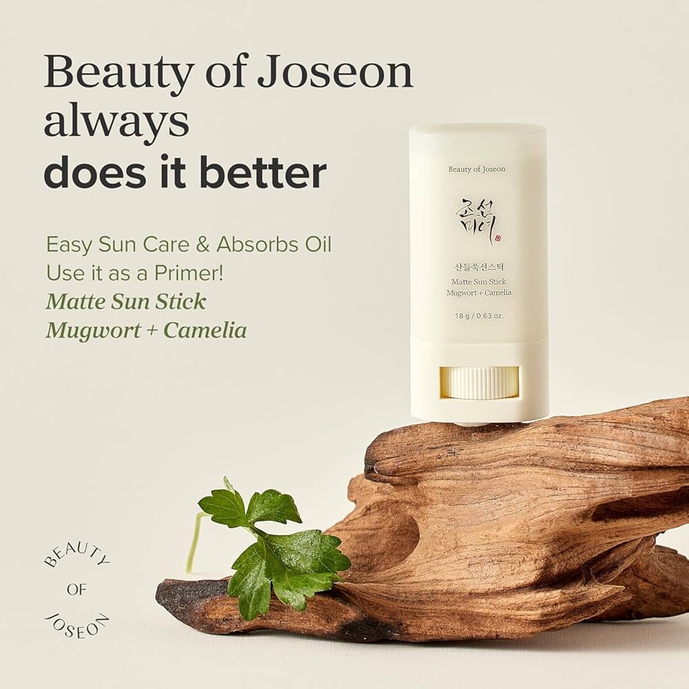 Beauty of Joseon Matte Sun Stick: Mugwort + Camelia SPF 50+ PA++++ 18g