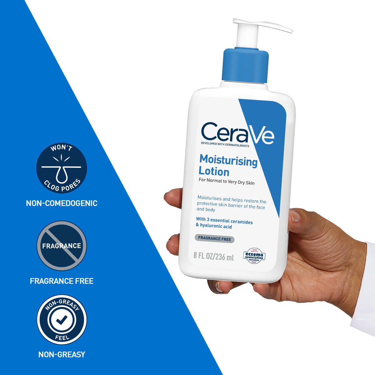 CeraVe Moisturising Lotion | 236ml / 355ml / 473ml | Daily Moisturizer for Normal to Dry Skin