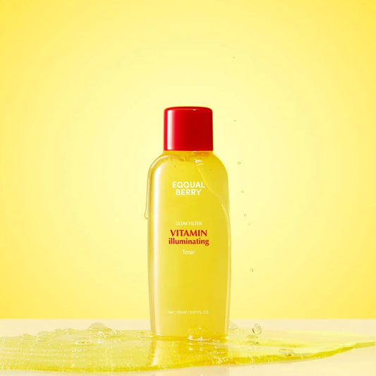 EQQUALBERRY Glow Filter Vitamin Illuminating Toner 150ml | Brightening & Hydrating Toner