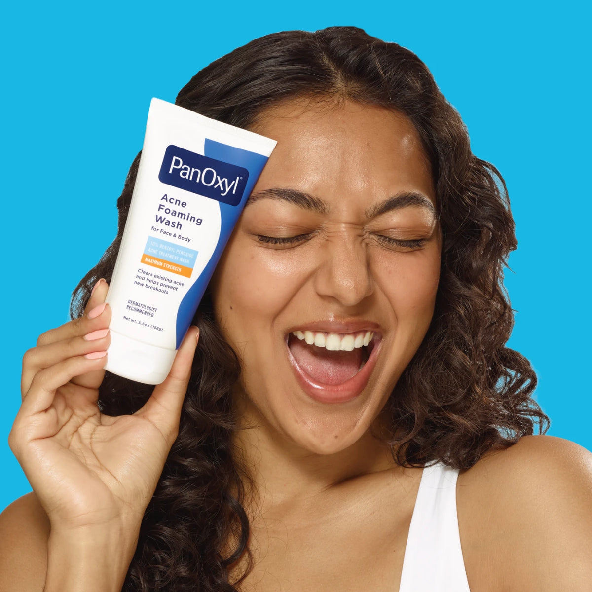 PanOxyl Acne Foaming Wash 10% Benzoyl Peroxide 156g | Maximum Strength Face & Body Cleanser