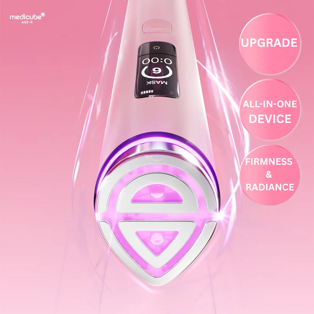 Medicube AGE-R Booster Pro X2 Pink | 8-in-1 Smart Facial Device