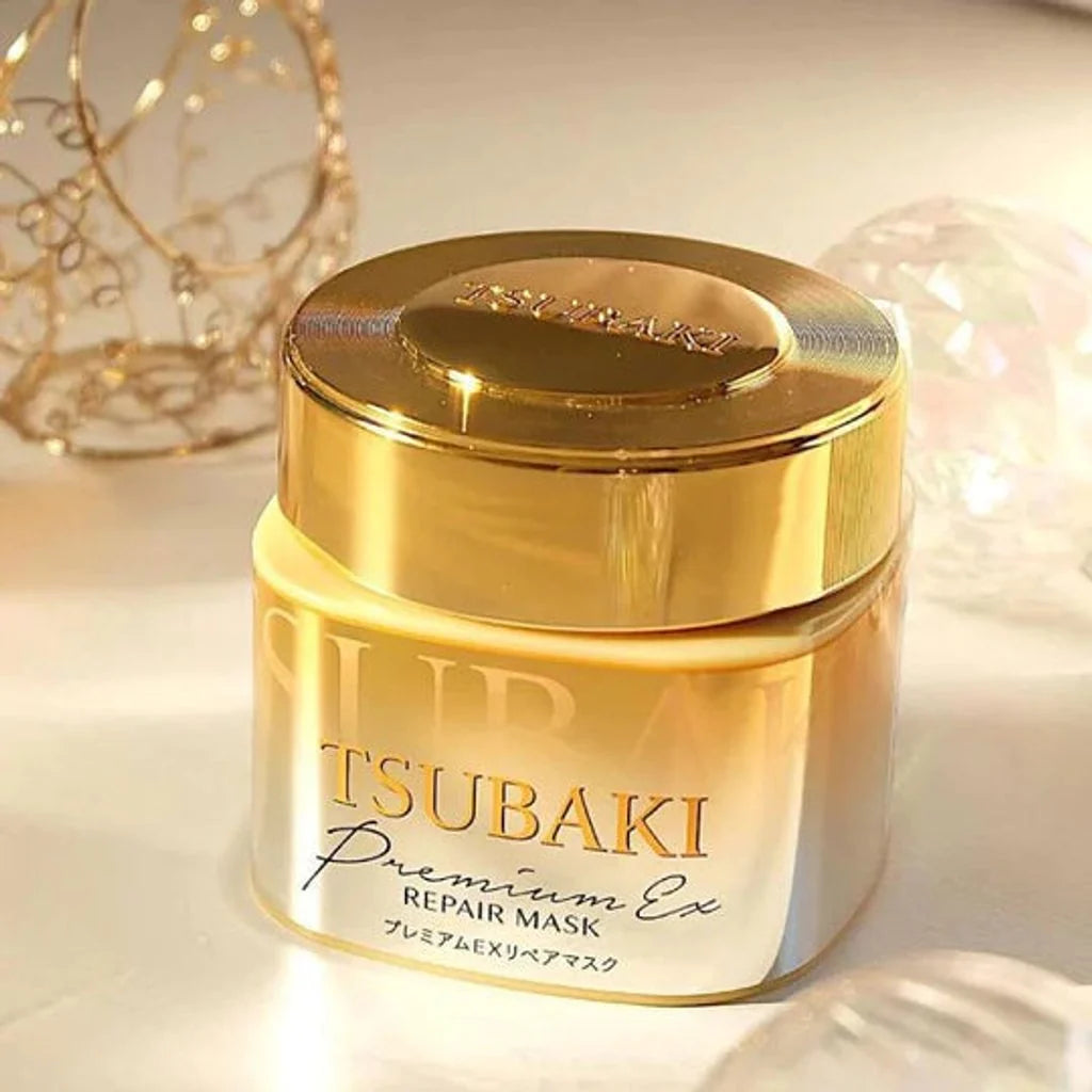 Tsubaki Premium EX Repair Mask 180g | Intensive Hair Repair Treatment for Damaged Hair