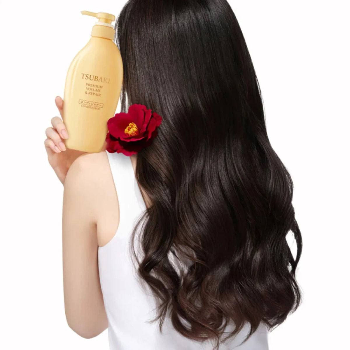 Tsubaki Premium Volume & Repair Conditioner 450ml | Japanese Conditioner for Damaged & Flat Hair