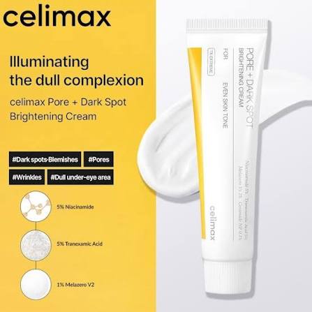 Celimax Pore + Dark Spot Brightening Cream 35ml