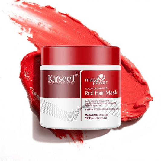 Karseell Maca Power Color Depositing Red Hair Mask 500ml