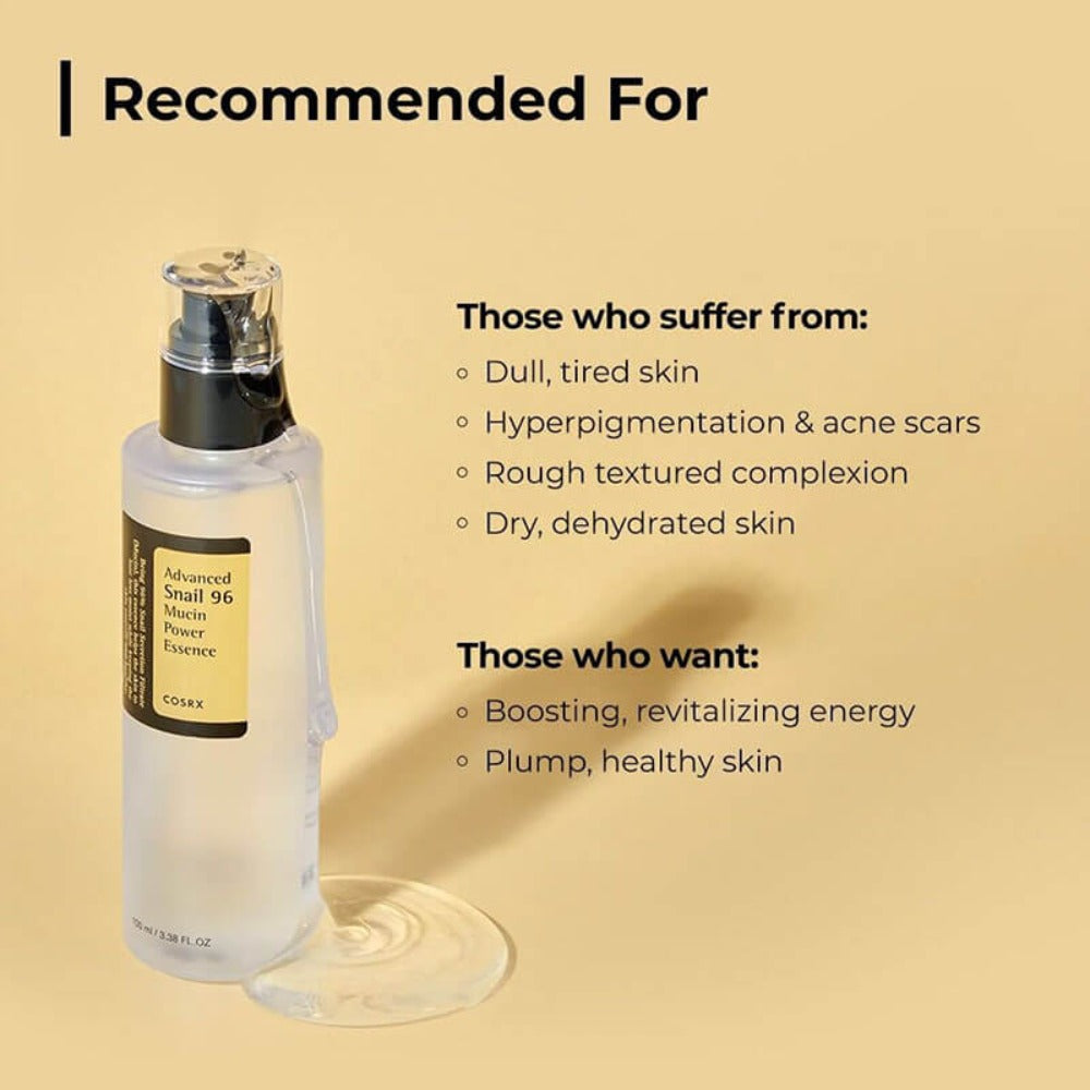COSRX Advanced Snail 96 Mucin Power Essence 100ml | Hydrating & Skin-Repairing Essence